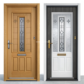 Металлическая дверь в коттедж светло-коричневого цвета, цена 15 450  руб. Металлическая дверь в коттедж светло-коричневого цвета, цена 15 450  руб.